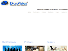 Tablet Screenshot of datavision.in